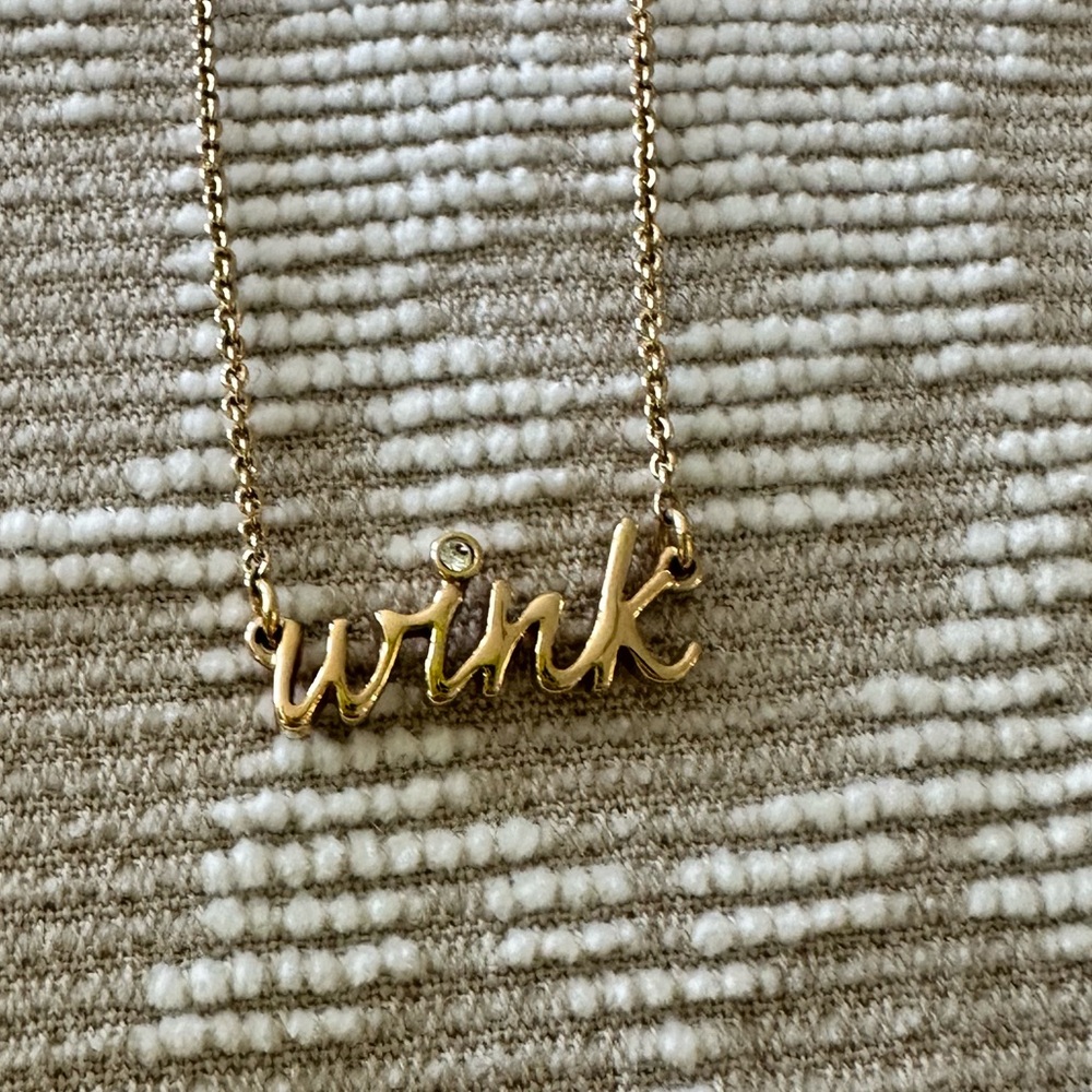 Wink 😉 Necklace from Kate Spade